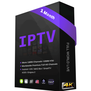 1 Month 4K LIVE IPTV 1 Connection